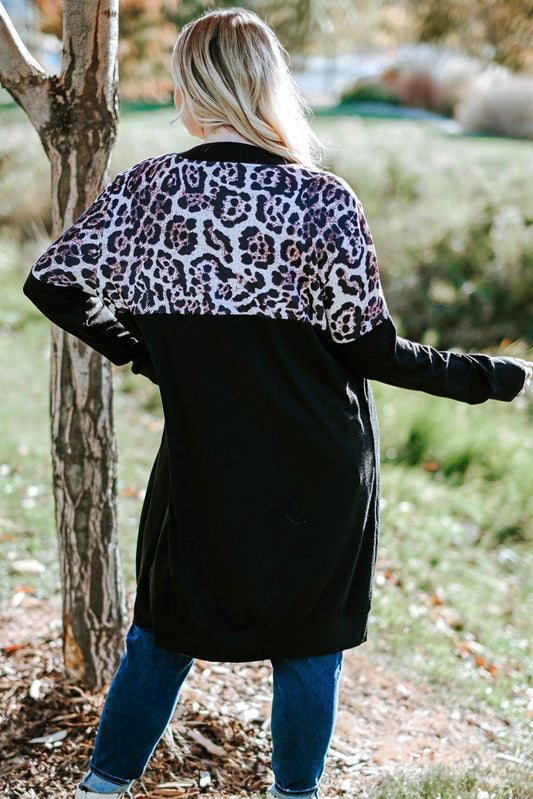 Plus Size Open Front Dropped Shoulder Cardigan Carauana Store