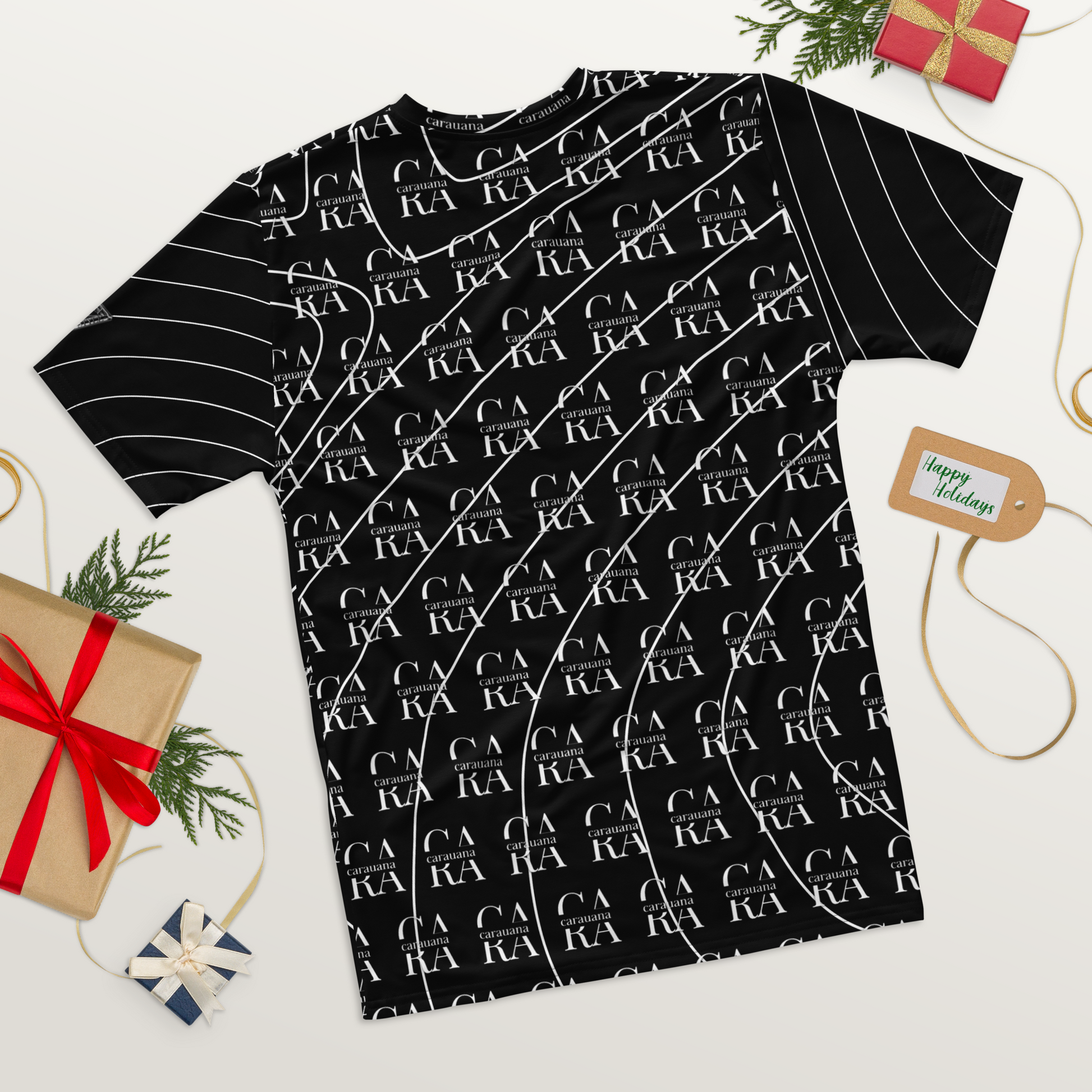 CaRaUaNa Men's t-shirt black LUX