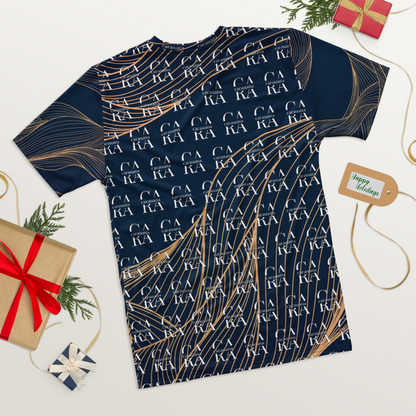 CaRaUaNa Men's t-shirt blue gold