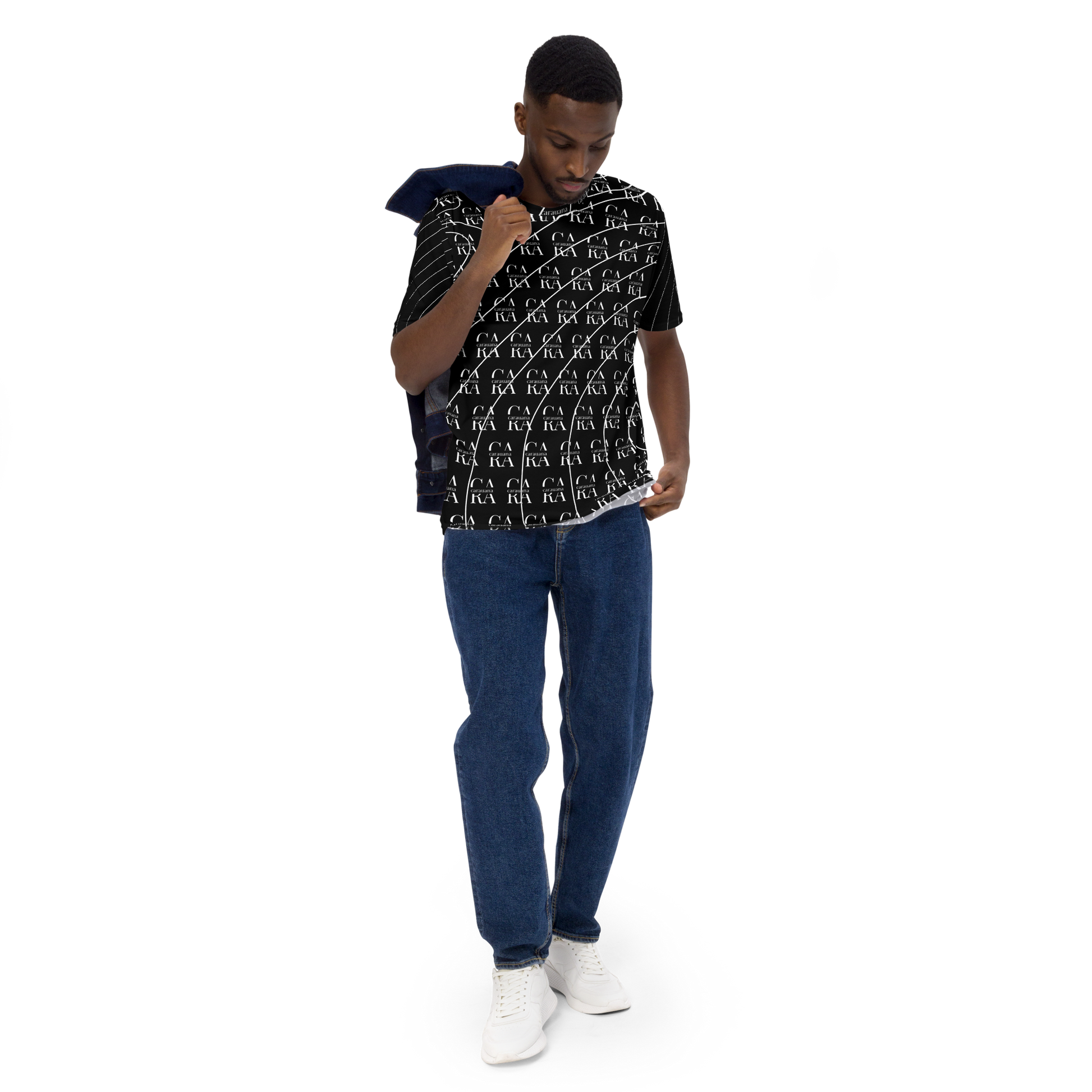 CaRaUaNa Men's t-shirt black LUX