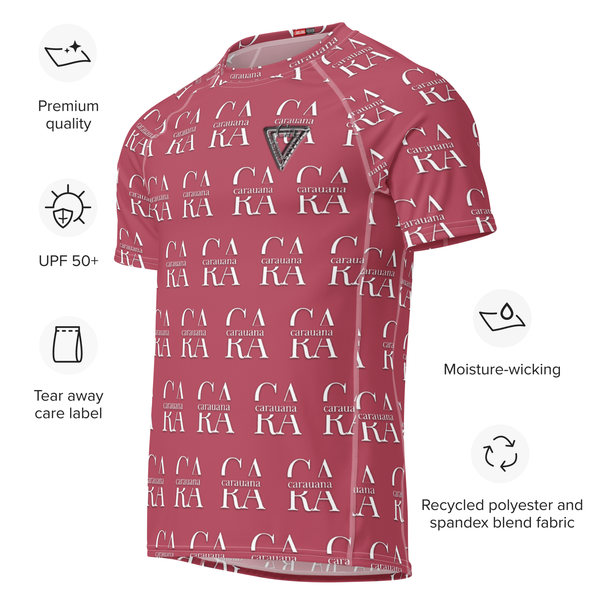 💖 Original CaRaUaNa Rash Guard – Hippie Pink Carauana Store