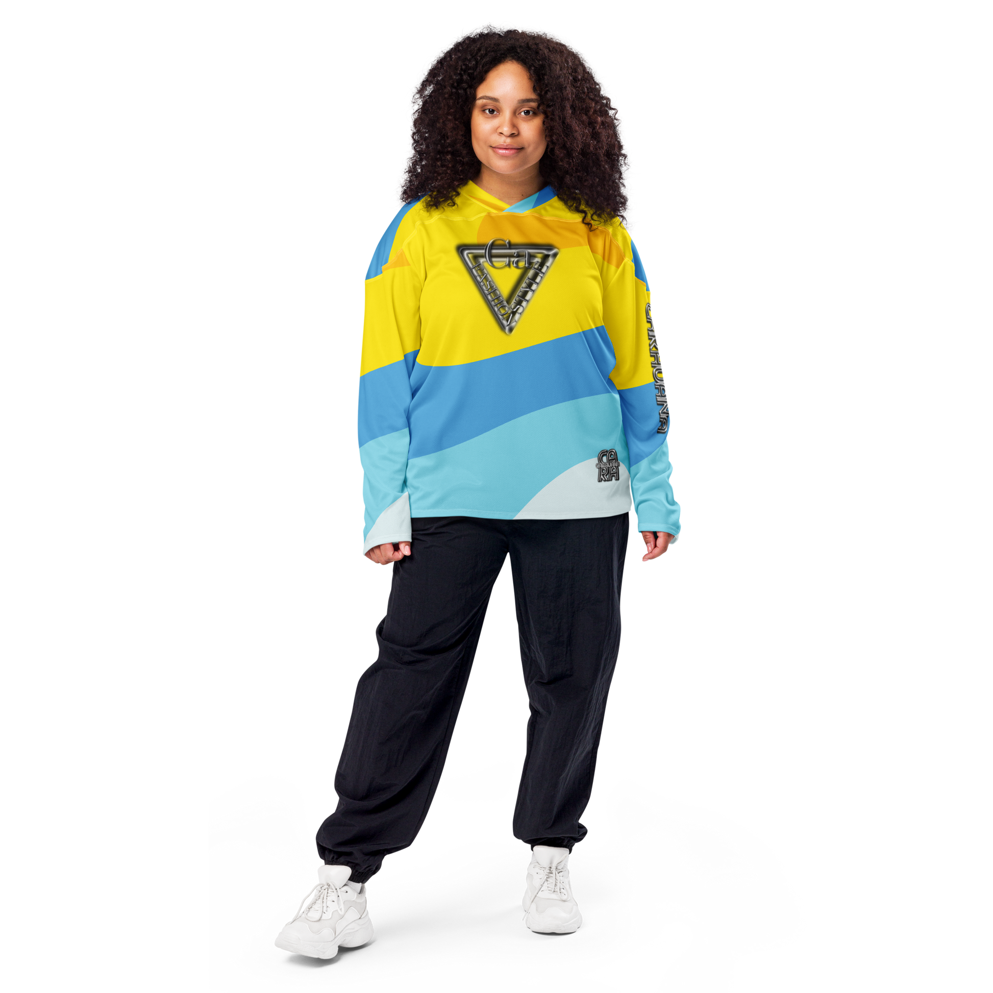 🥎 Premium® CaRaUaNa Tennis Sweatshirt – Yellow