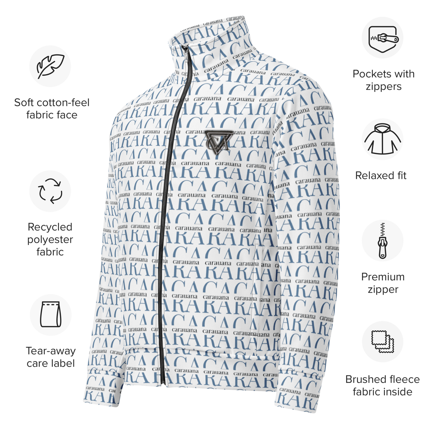 CARAUANA EcoMove Zip-Up Track Jacket Carauana Store