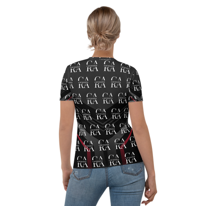 Women's T-shirt black Elegant Carauana Store