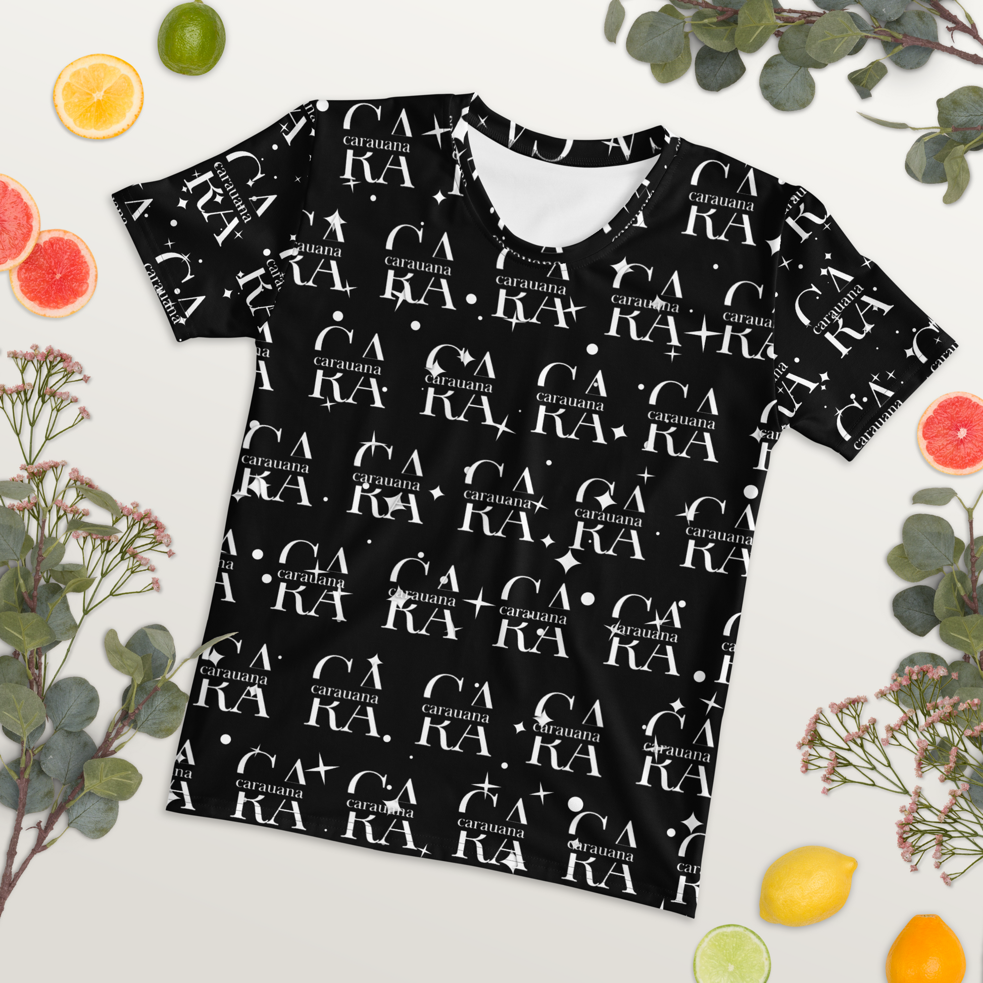 Women's T-shirt black VIP Carauana Store