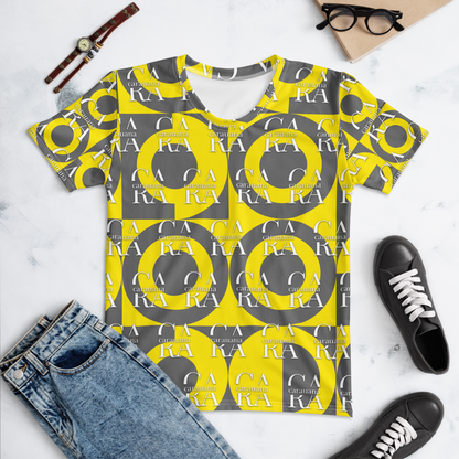 CaRaUaNa Women's T-shirt Grey Yellow Carauana Store