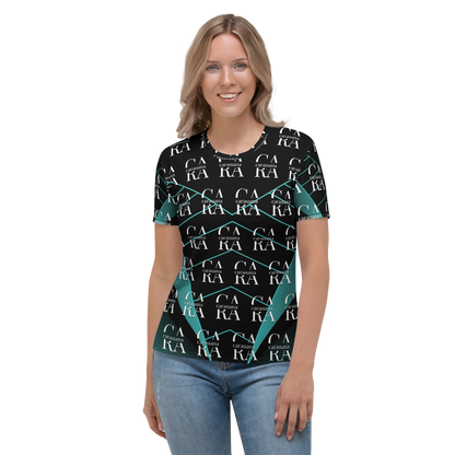 Women's T-shirt black Green Famous Carauana Store