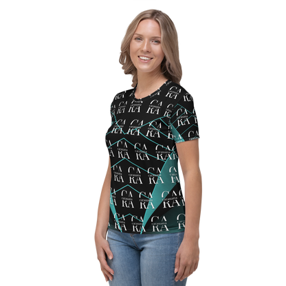 Women's T-shirt black Green Famous Carauana Store