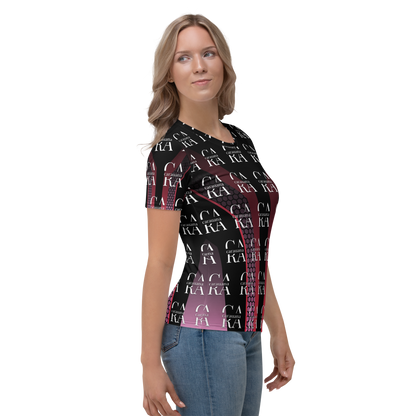 Women's T-shirt black Pink Carauana Store