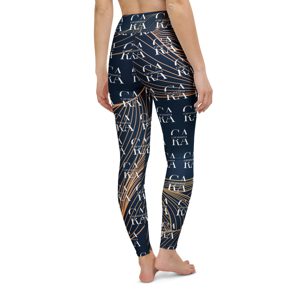 CaRaUaNa Leggings SPORT blue gold Carauana Store