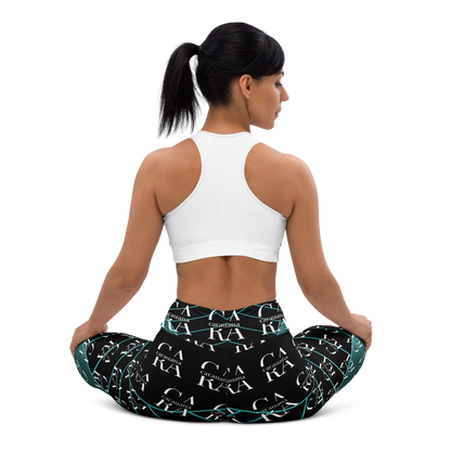 CaRaUaNa Leggings SPORT black Green Famous Carauana Store