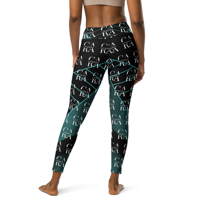 CaRaUaNa Leggings SPORT black Green Famous Carauana Store