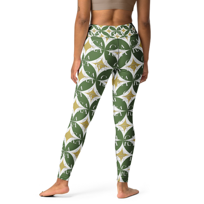 CaRaUaNa Leggings SPORT Pattern Green