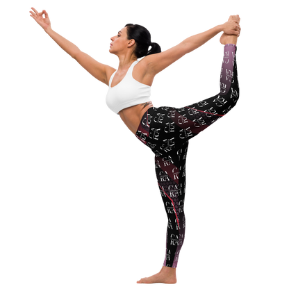 CaRaUaNa Leggings SPORT black Pink Carauana Store