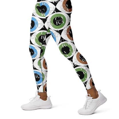 CaRaUaNa Leggings SPORT Pattern Eye Carauana Store