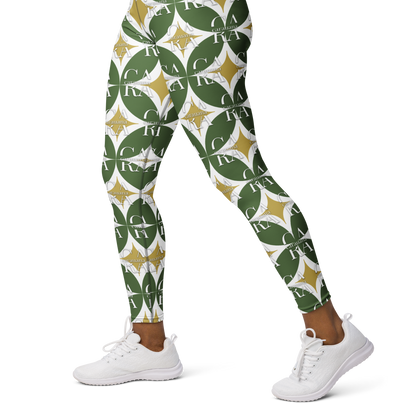 CaRaUaNa Leggings SPORT Pattern Green