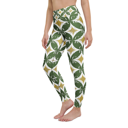 CaRaUaNa Leggings SPORT Pattern Green