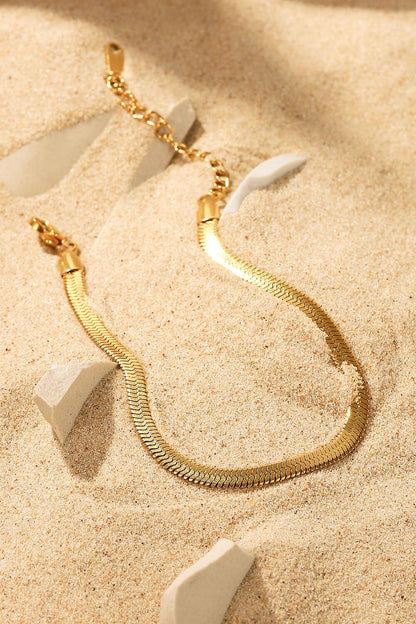 Herringbone Chain Stainless Steel Bracelet Carauana Store