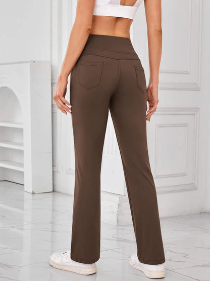 Lovelet High Waist Active Pants with Pockets Carauana Store