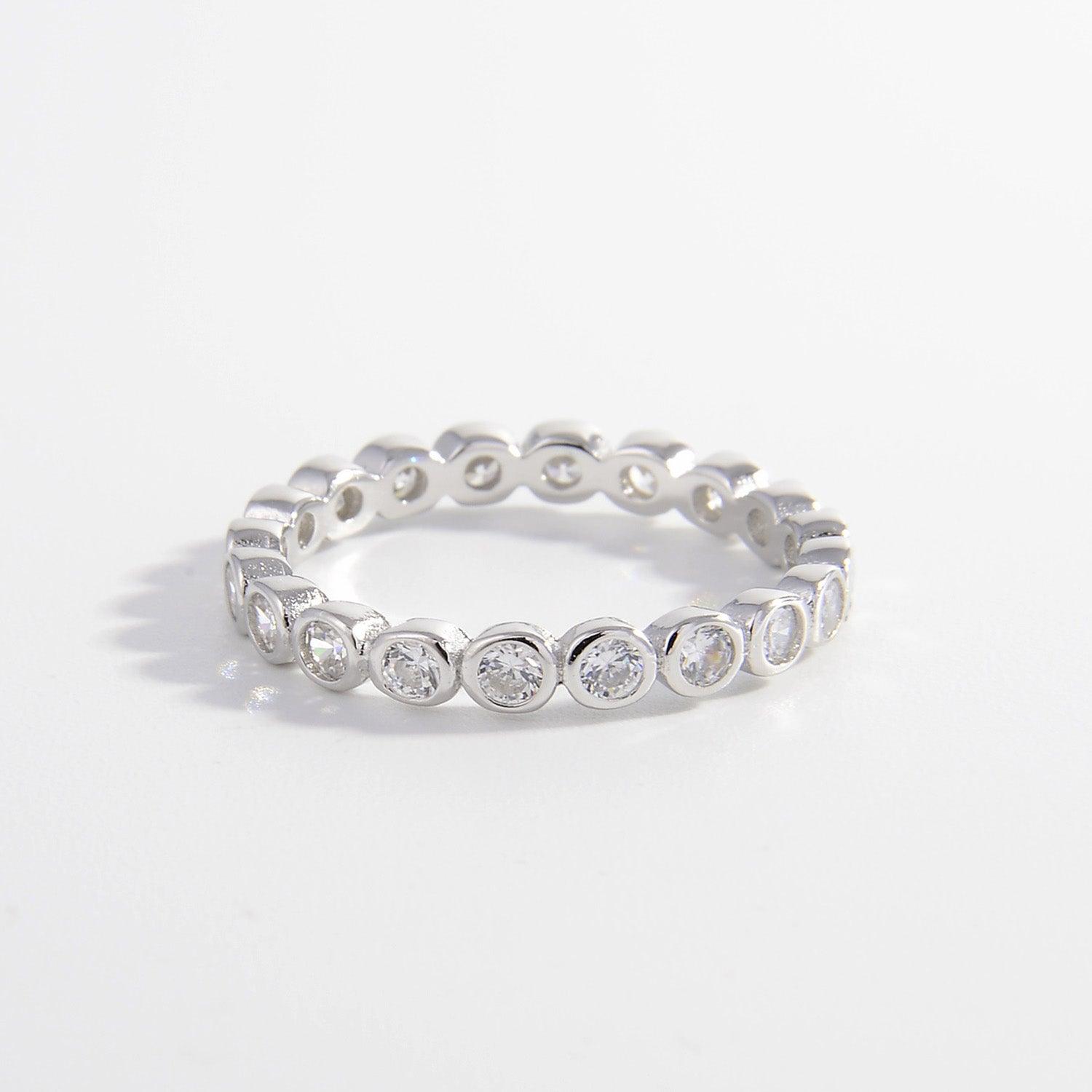 925 Sterling Silver Zircon Ring Carauana Store
