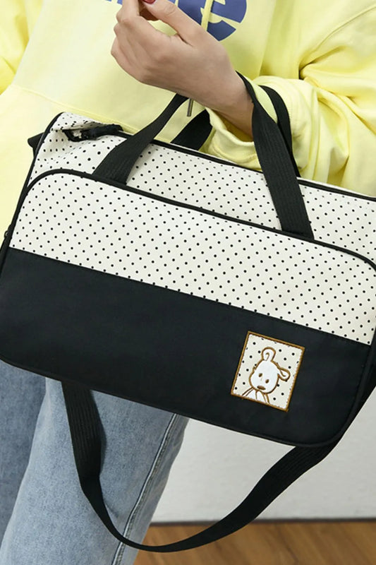 Oxford Cloth Contrast 4 Piece Bag Set Carauana Store