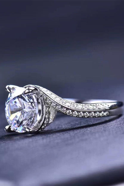 Keep Your Eyes On Me 3 Carat Moissanite Ring Carauana Store