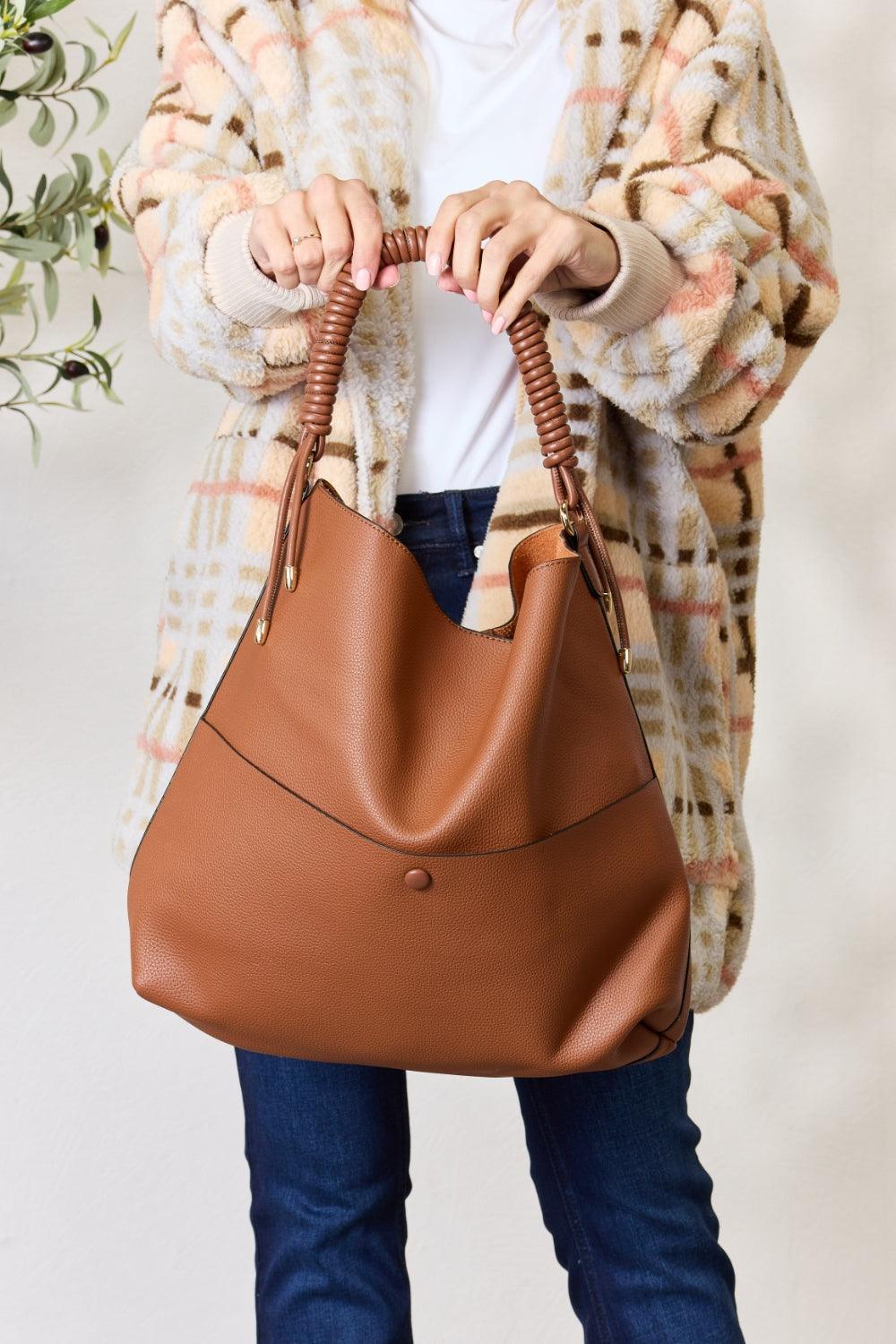 SHOMICO Vegan Leather Handbag with Pouch Carauana Store