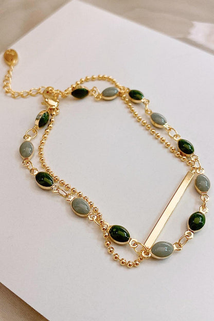 Alloy Double-Layered Bracelet Carauana Store