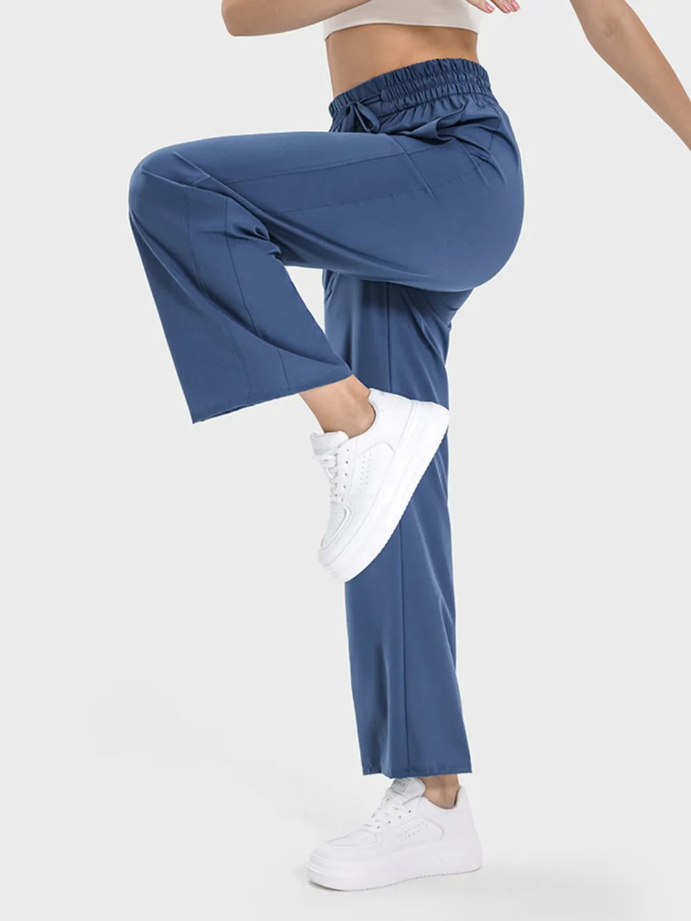 Millennia Drawstring Pocketed Active Pants Carauana Store