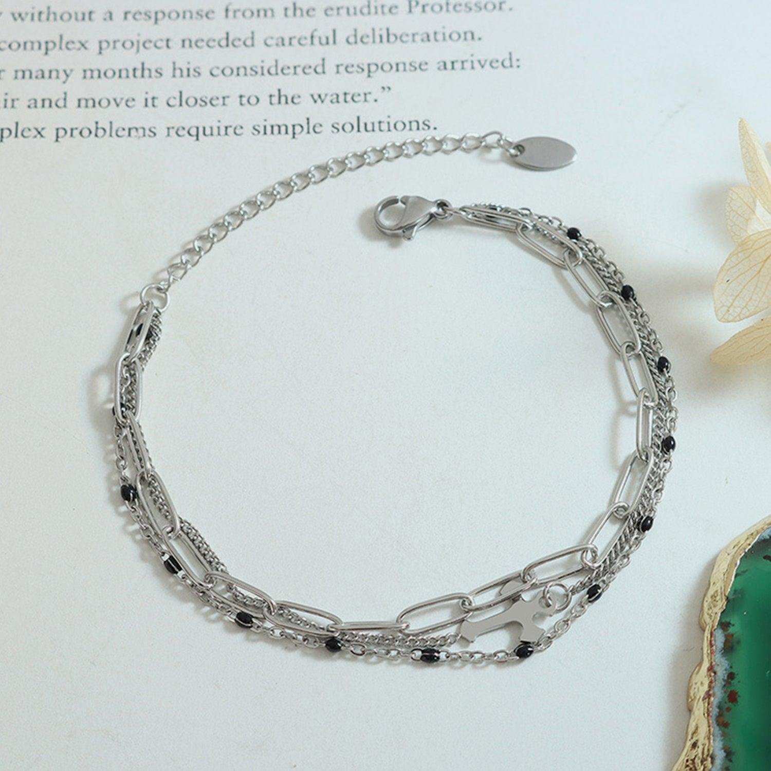 Titanium Steel Three-Layered Bracelet Carauana Store