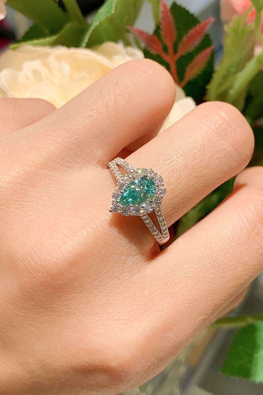 1 Carat Moissanite 925 Sterling Silver Ring Carauana Store