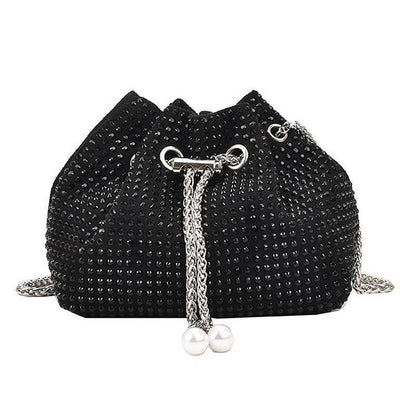 diamond clutch shoulder bag Shinny Rhinestone Evening Shoulder Bags Carauana Store