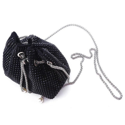 diamond clutch shoulder bag Shinny Rhinestone Evening Shoulder Bags Carauana Store