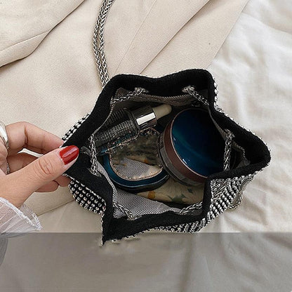 diamond clutch shoulder bag Shinny Rhinestone Evening Shoulder Bags Carauana Store
