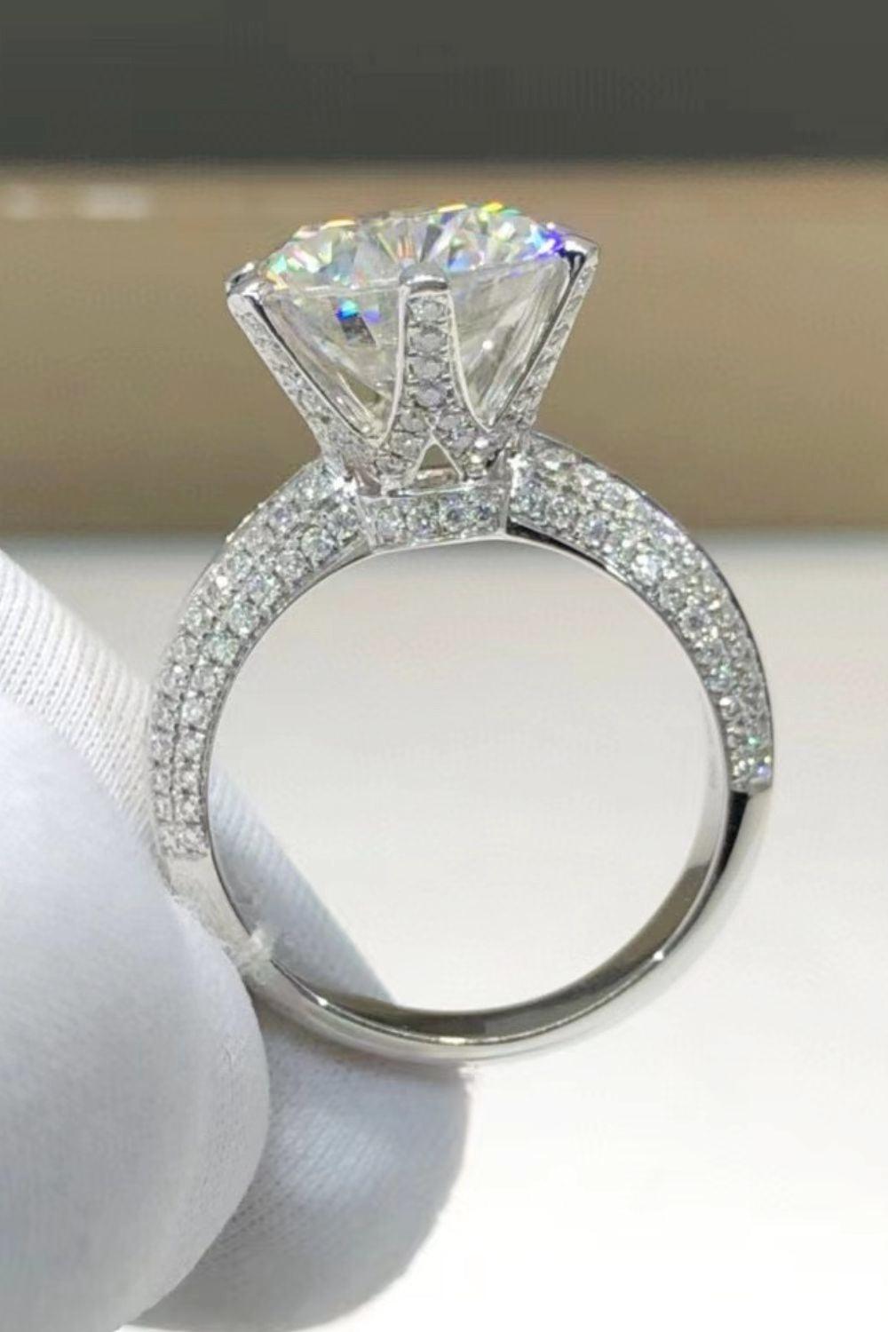 5 Carat Moissanite 6-Prong Ring Carauana Store