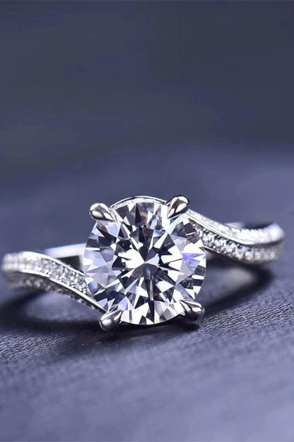 Keep Your Eyes On Me 3 Carat Moissanite Ring Carauana Store