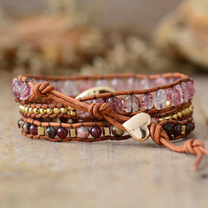 Natural Stone Layered Bracelet Carauana Store