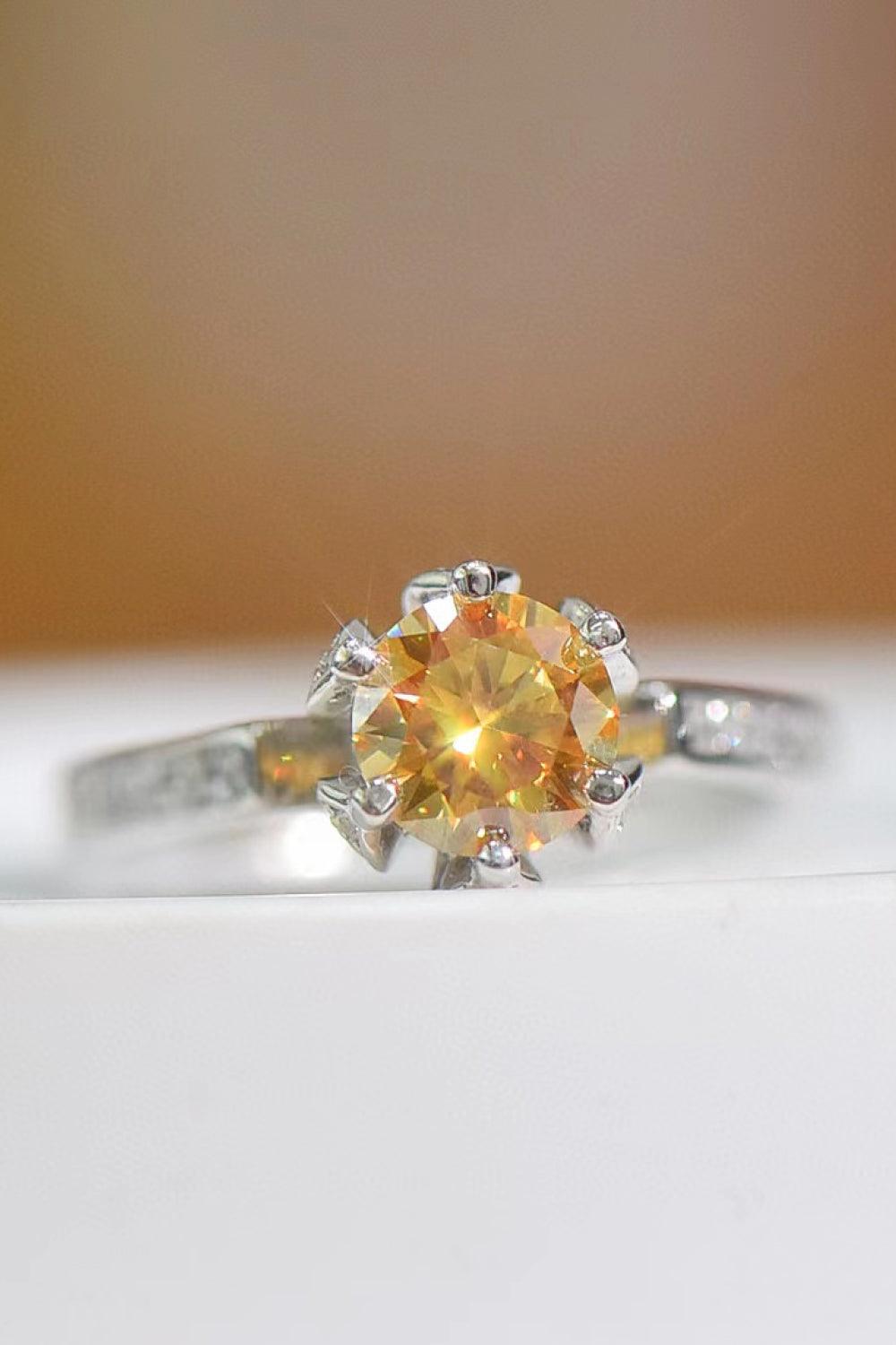 You'are My Lover 2 Carat Moissanite Ring Carauana Store