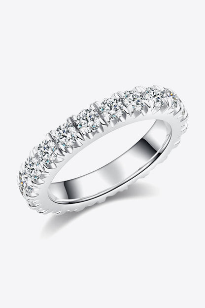 Adored 2.3 Carat Moissanite 925 Sterling Silver Eternity Ring Carauana Store