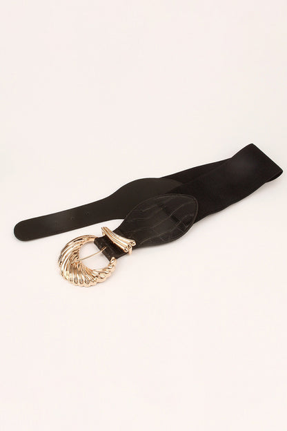 Shell Alloy Buckle Elastic Belt Carauana Store
