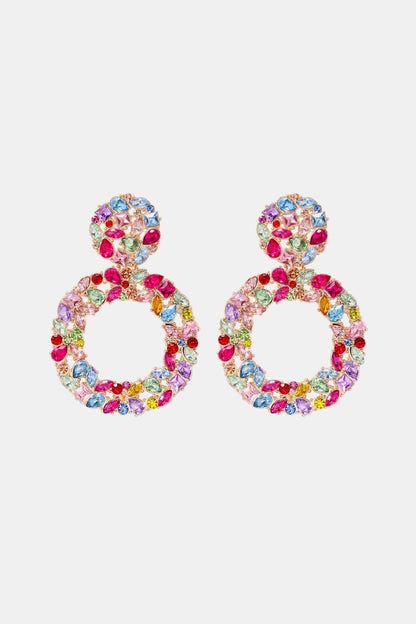 Round Shape Acrylic Dangle Earrings Carauana Store