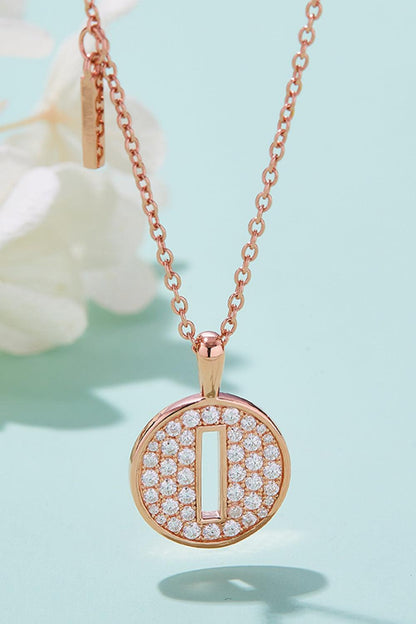 Moissanite A to J Pendant Necklace Carauana Store