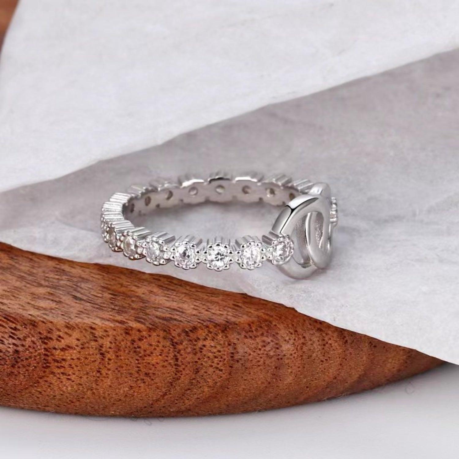 925 Sterling Silver Zircon Ring Carauana Store
