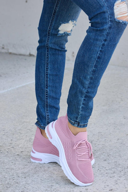 Forever Link Breathable Mesh Lace-up Round Toe Athletic Shoes Carauana Store