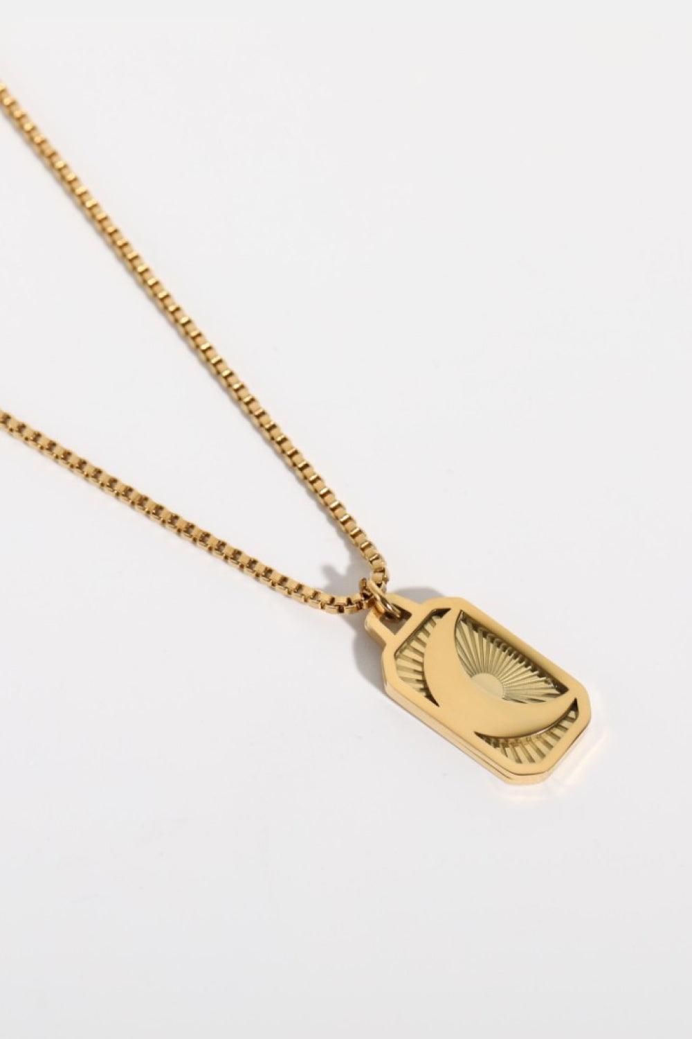 Stainless Steel 18K Gold-Plated Necklace Carauana Store