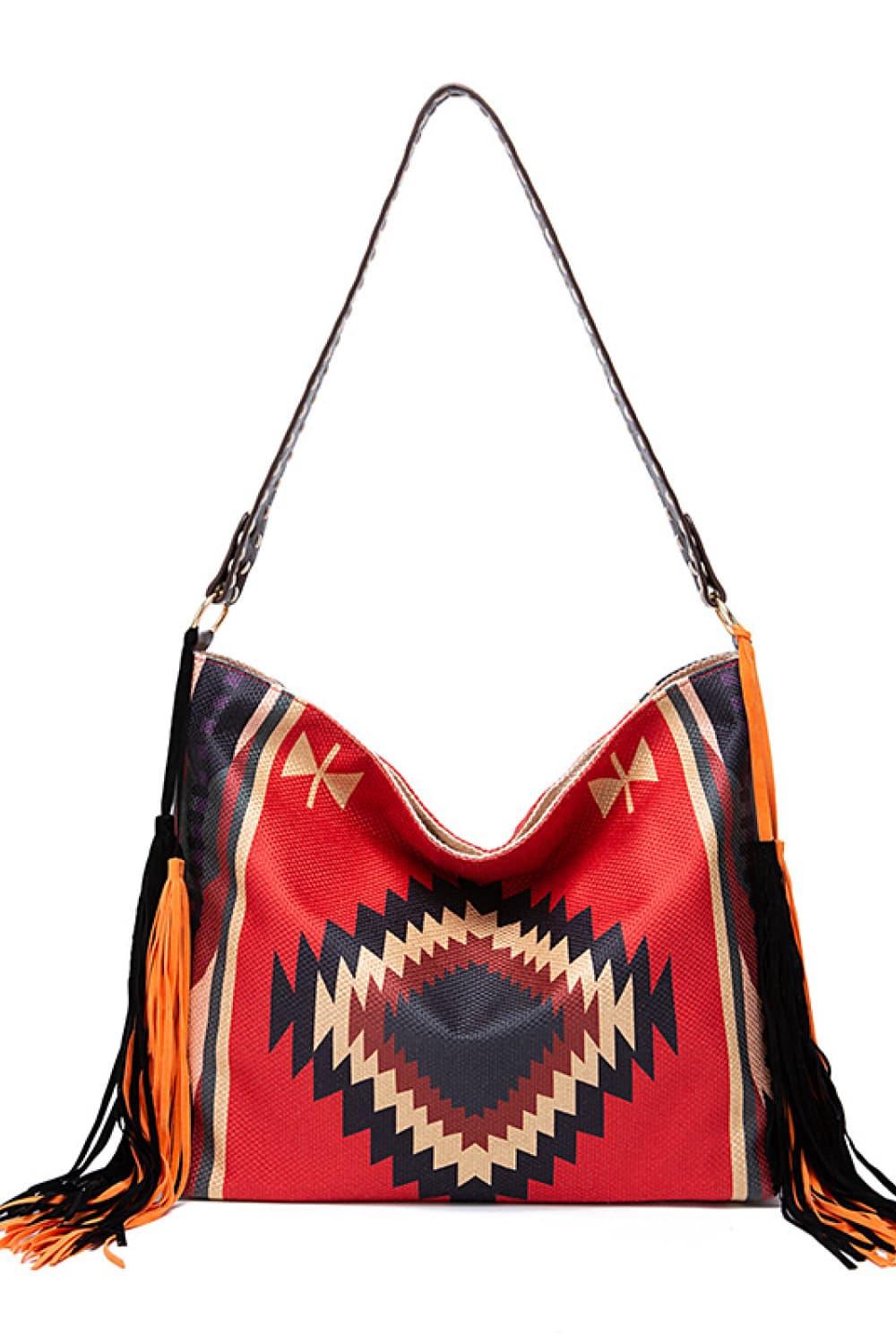 Geometric Canvas Tote Bag Carauana Store