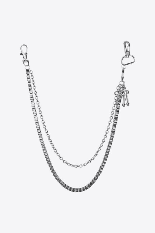 Double-Layered Cross Waist Chain Carauana Store