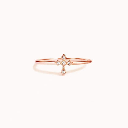 925 Sterling Silver Cross Ring Carauana Store