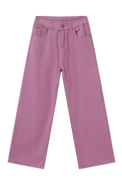 Wide Leg Jeans with Pockets Carauana Store