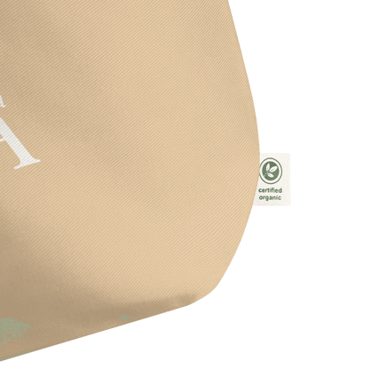 CARAUANA Large organic tote Bag Beige Carauana Store